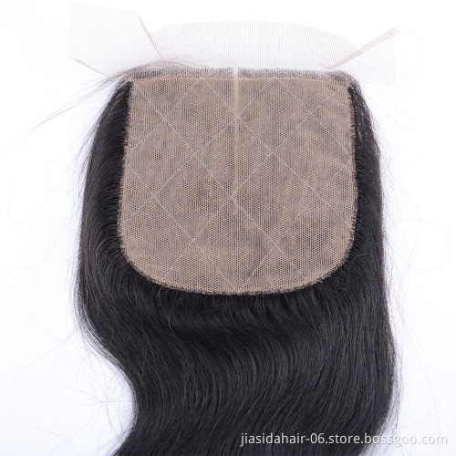 4x4 Swiss Lace Closure Straight Curly Wavy 100% Brazilian Human Hair Transparent Lace Closure HD Lace Closure